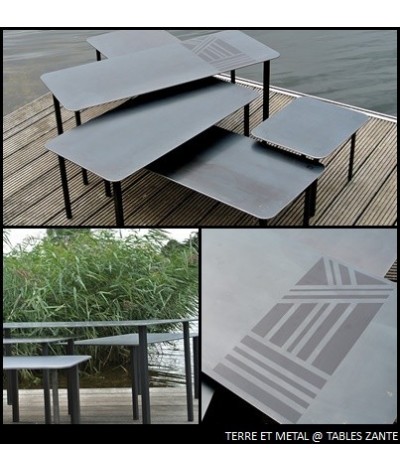 TABLES ZANTE BY TERRE ET METAL