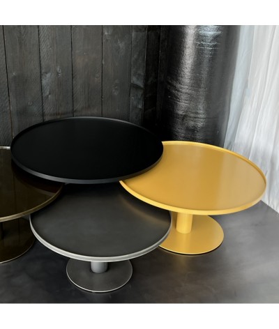 TABLE BASSE CHAUSEY EN METAL