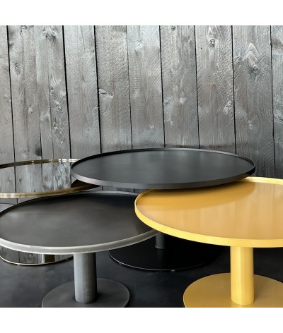 TABLE BASSE CHAUSEY EN METAL