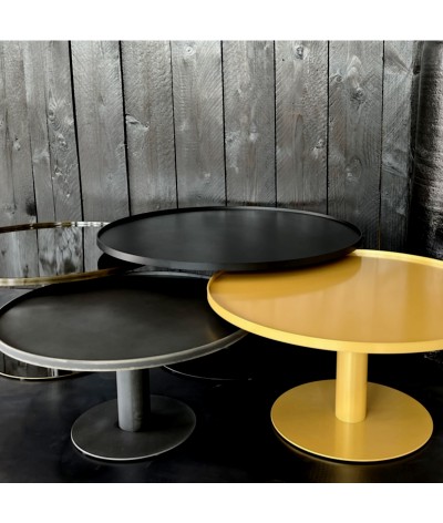TABLE BASSE CHAUSEY EN METAL