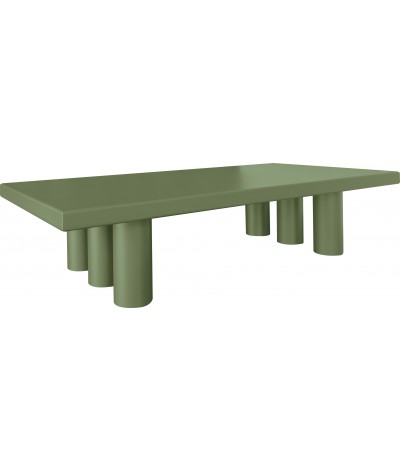 table basse de salon rectangle couleur sauge