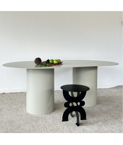 table de repas mali couleur silex