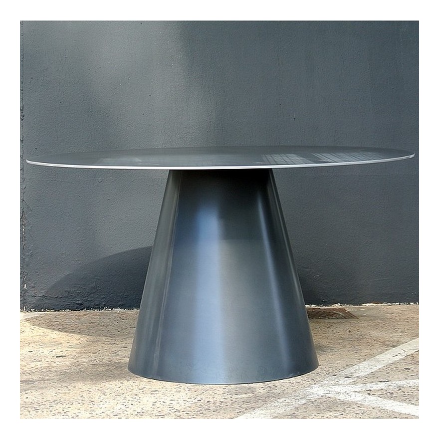TABLE DE REPAS EN METAL LOMBOK  TERRE ET METAL