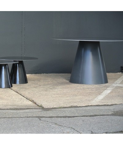 TABLE DE REPAS EN METAL LOMBOK  TERRE ET METAL