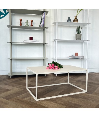 Table rectangle Hydra terre et metal