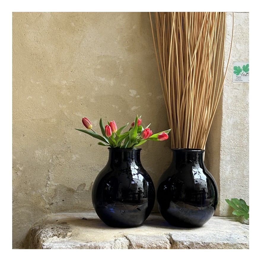 GRAND VASE LOLA EN VERRE RECYCLE