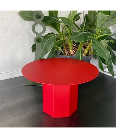 table basse IPANEMA rouge