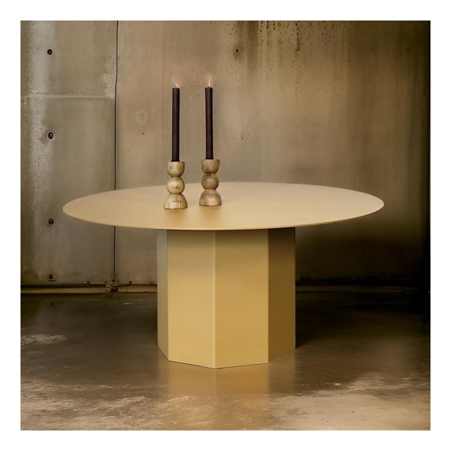 TABLE BASSE IPANEMA RAL 1011 JAUNE BEIGE