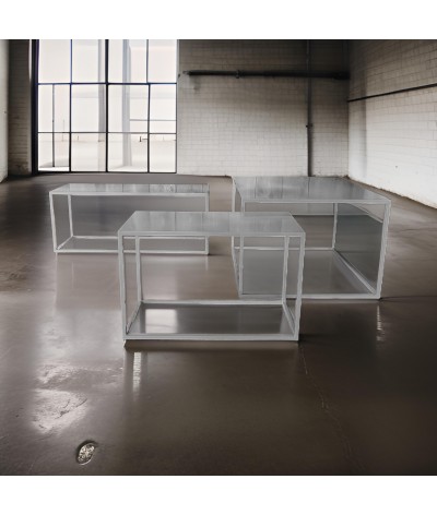 LES 3 TABLES BASSES DE SALON HYDRA COLLECTION COLOR