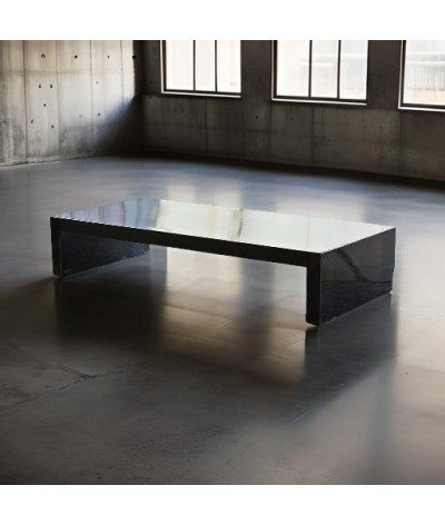 table basse loft fermé acier industriel