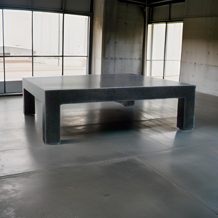 TABLE BASSE ACIER INDUSTRIEL
