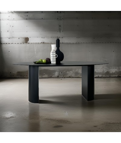 table de repas tenerife couleur charbon