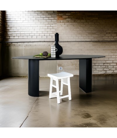 table de repas tenerife couleur charbon