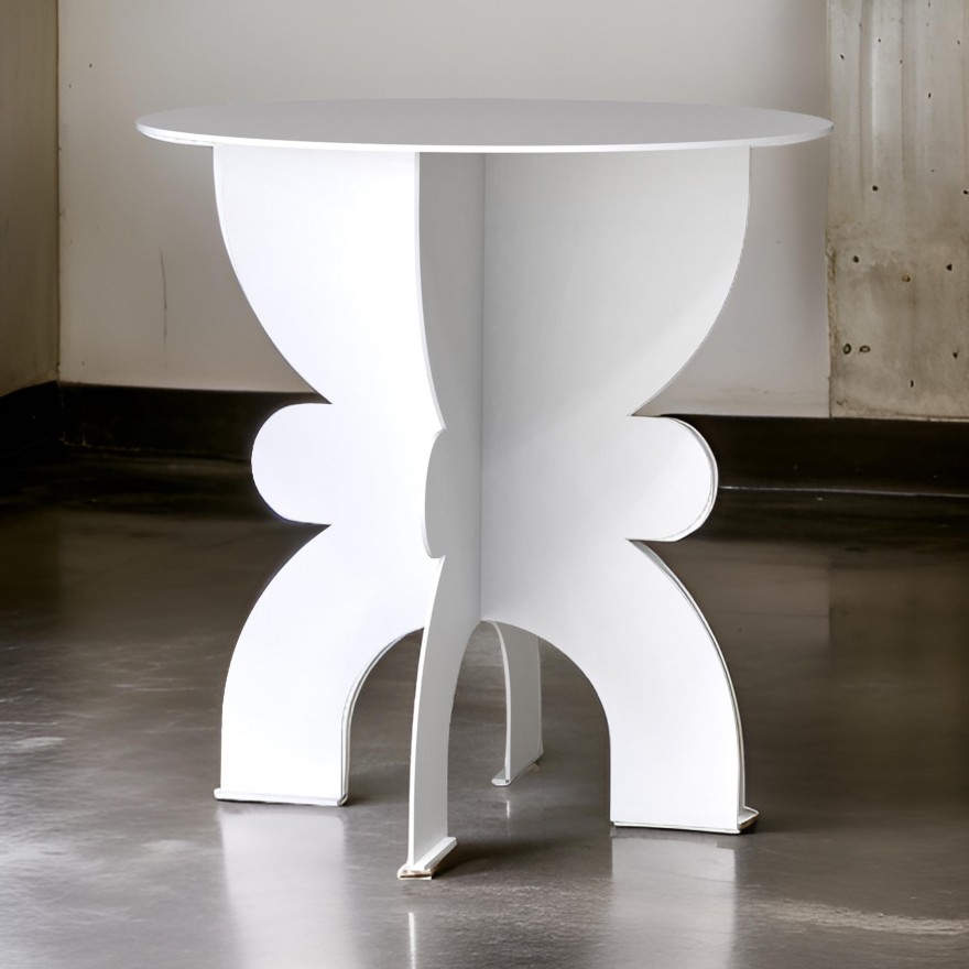 Table, chevet ou tabouret SAR couleur coton blanc