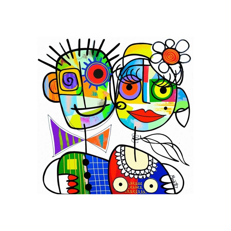 LES ELEGANTS - PEINTRE MURIEL MATT