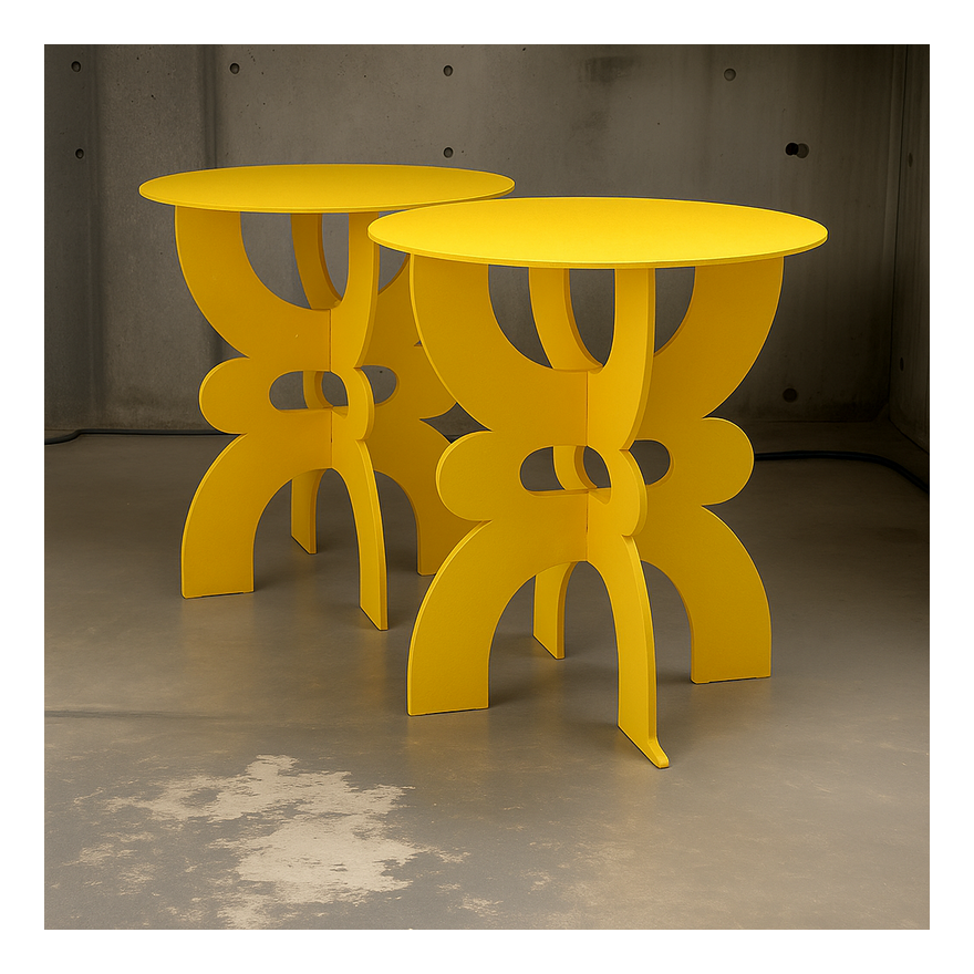 tables NAR couleur soleil ral 1023