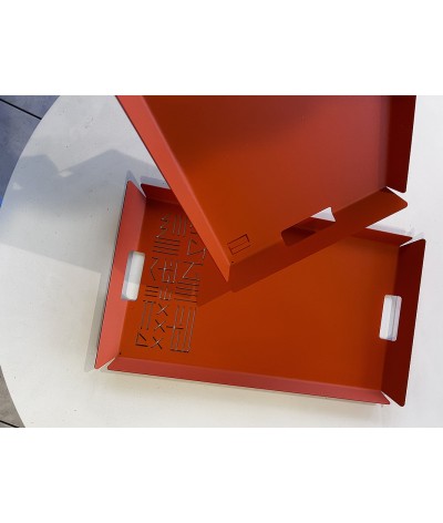 PLATEAU TRUBU M COULEUR CERISE